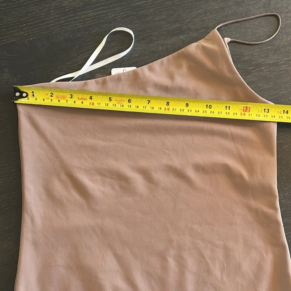 Babaton One-Shoulder Bodysuit in Brown - Picture 5 of 8